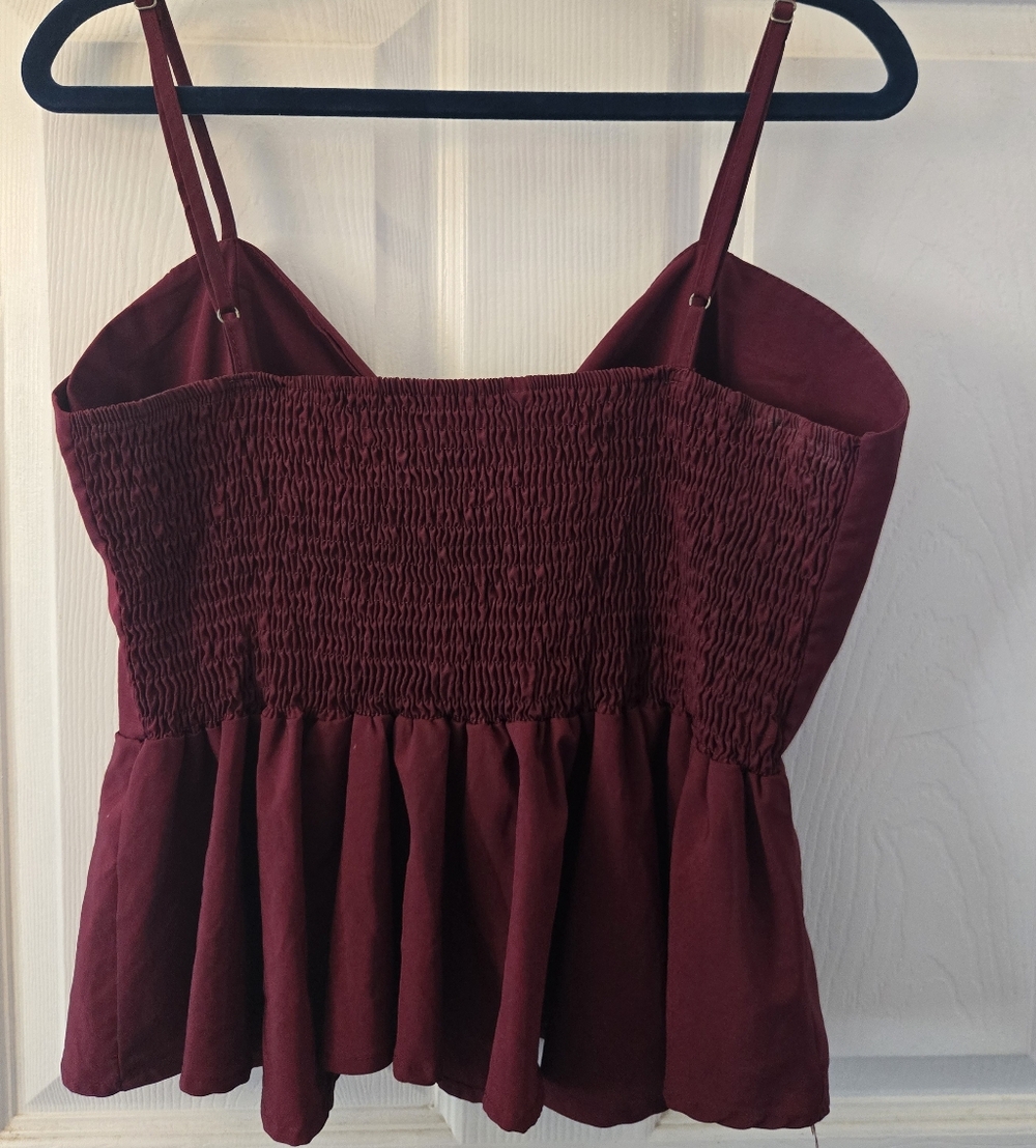 Women's Cropped Spaghetti Strap Top - Picture 7 of 9